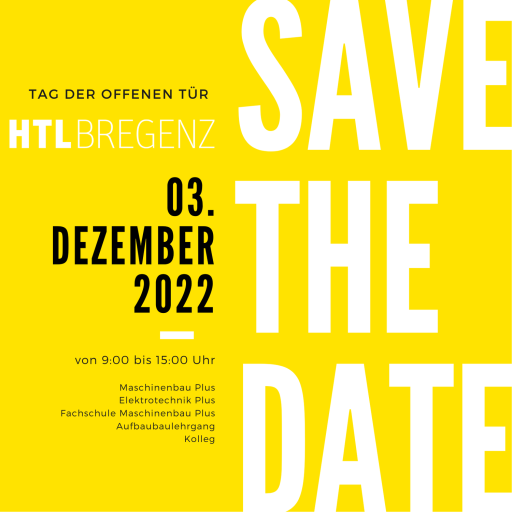 Ankündigung Tag der offenen Tür Dezember 2022